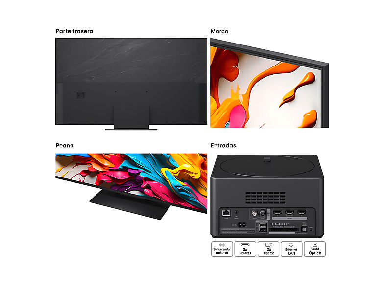 LG TV QNED MiniLED 65" en color Negro — foto 10