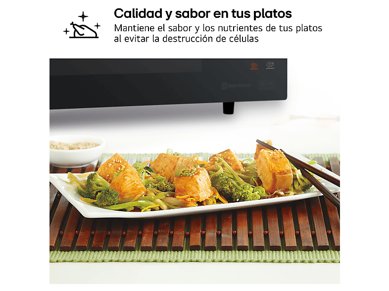 LG Microondas con horno en color Negro — foto 9