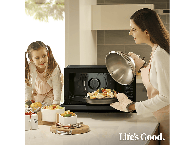 LG Microondas con horno en color Negro — foto 14