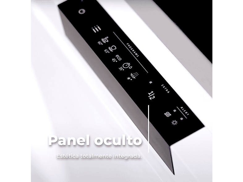 Lavavajillas libre instalación 45 cm EVVO en color Inox de 5 programas — foto 5