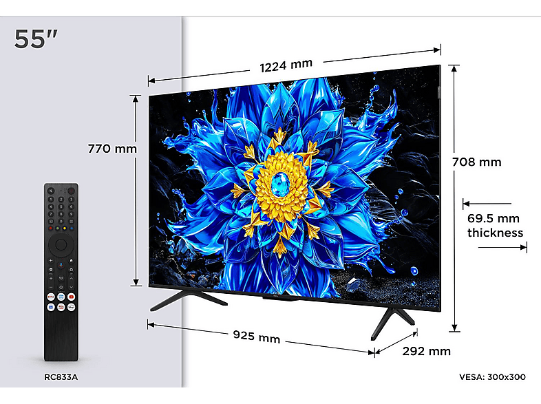 TCL TV QD-Mini LED 55" UHD 4K (mod. 55P8L) en color Negro — foto 10