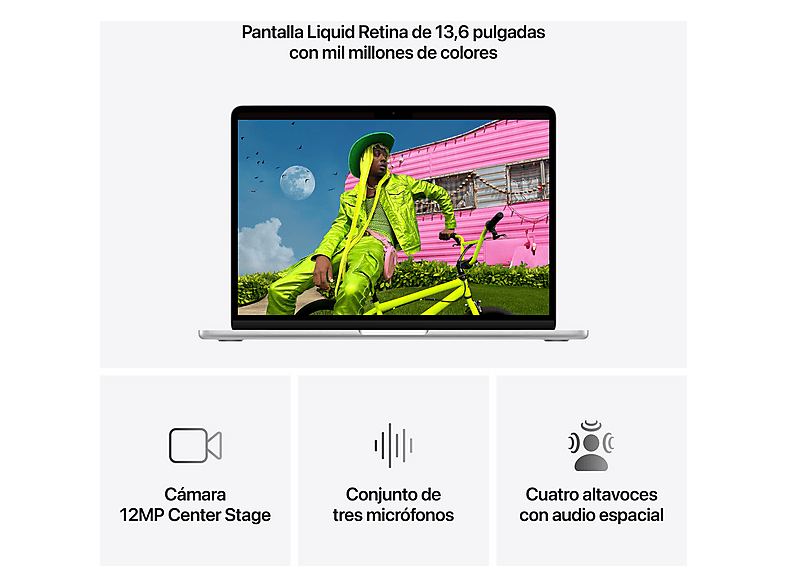 APPLE Portátil Chip M5 Apple (mod. MacBook Air (2026) 13.6") en color Plata — foto 5