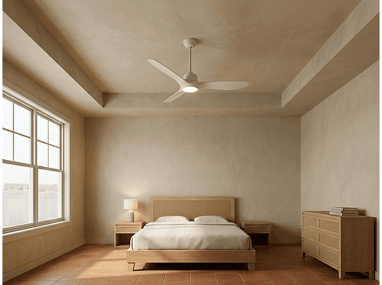 PURLINE Ventilador de techo en color Blanco — 6 velocidades y Solo con reguladores específicos — foto 7