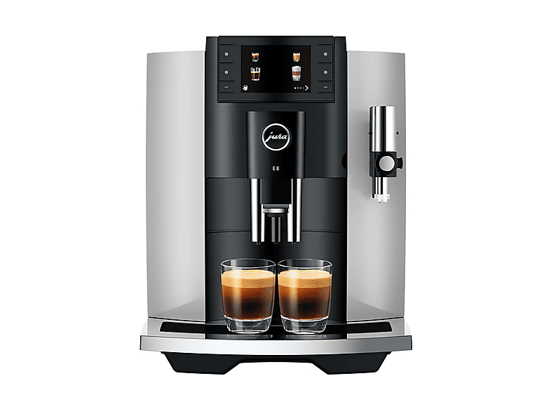 JURA Cafetera superautomática 15 bar (mod. E8) en color Plata — foto 2
