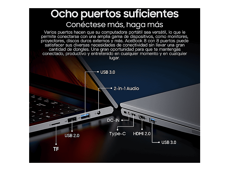 Portátil BLACKVIEW en color Grey (mod. AceBook 8 Pro) — foto 10