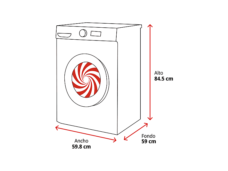 Lavadora carga frontal BOSCH en color Acero inoxidable, 8 kg — foto 4