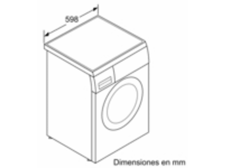 Lavadora carga frontal BOSCH en color Acero inoxidable, 8 kg — foto 9