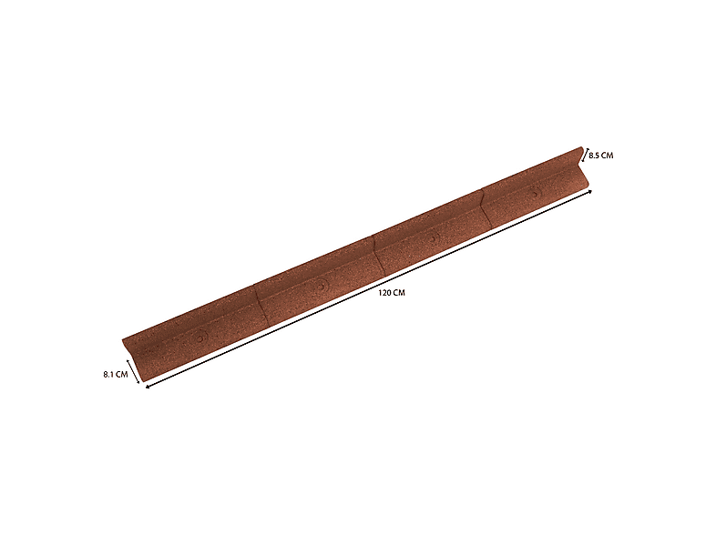 MONSTERSHOP Borde de jardín flexible en color Terracota (mod. Flexible) — foto 5