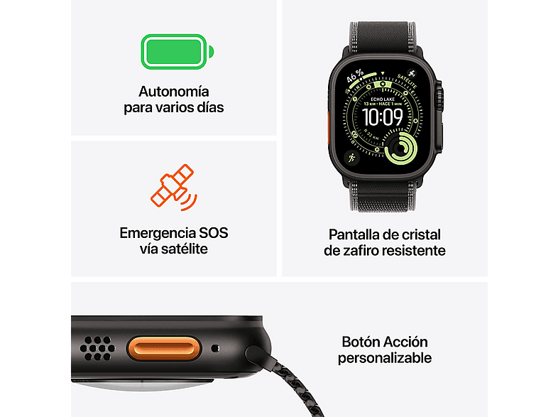 Smartwatch APPLE — GPS+CEL y 49 mm (mod. Watch Ultra 3 (2025)) — foto 3