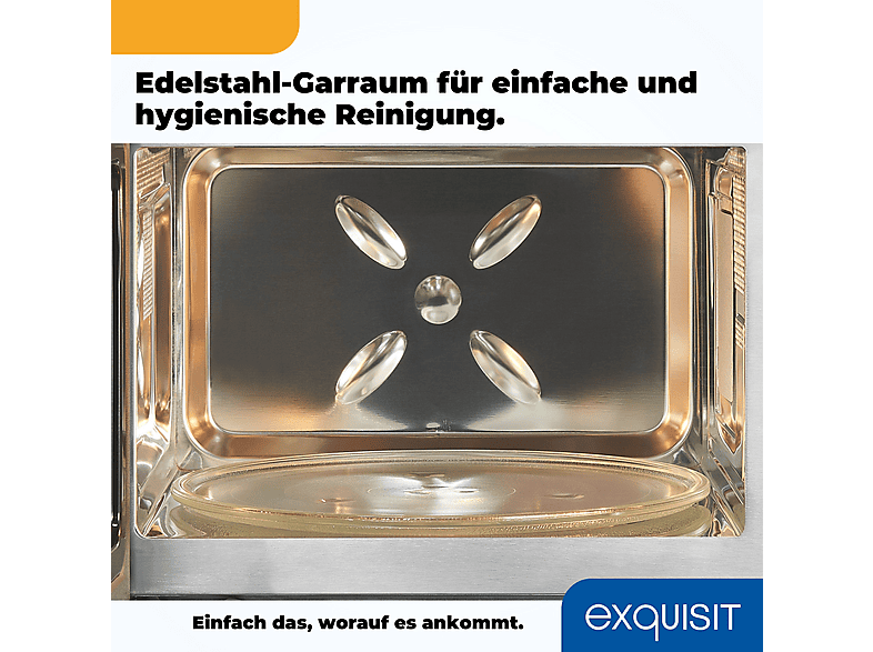 Microondas integrable EXQUISIT — 1450 W y 10 potencia — foto 9
