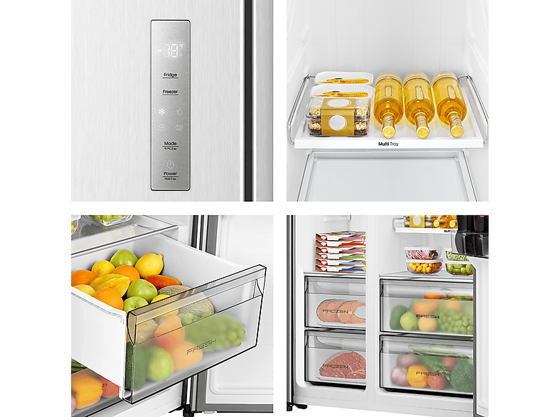 Frigorífico americano HISENSE en color Inox — foto 5