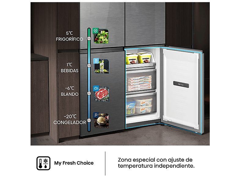 Frigorífico americano HISENSE — No Frost y 190 cm — foto 10