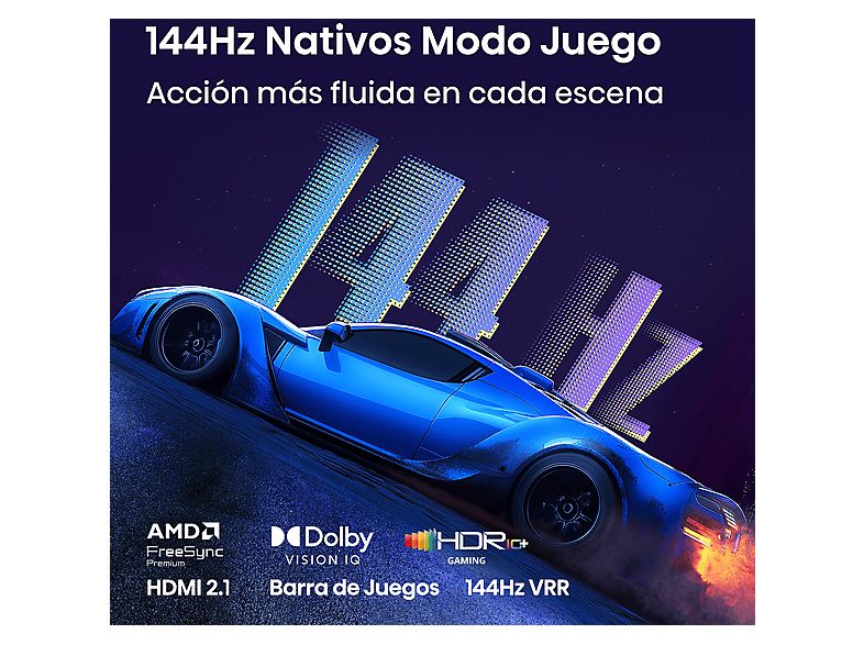 TV QLED 75" HISENSE — QLED 4K y 144Hz Nativos (mod. 75E7S PRO) — foto 10