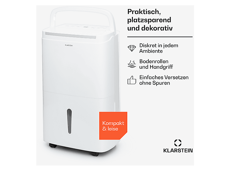 Deshumidificador KLARSTEIN — 5 l y 30 m² (mod. DryFy Connect 30) — foto 2