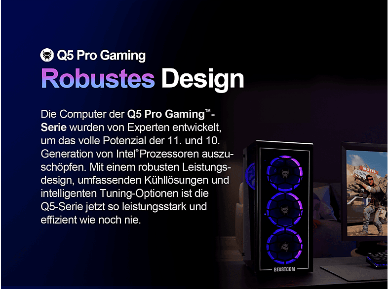 BEASTCOM PC Gaming Intel® Core™ i7-11700F (mod. Q5 | Pro Gaming) — foto 6