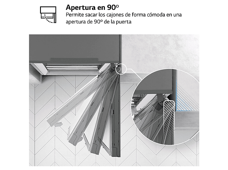 Congelador vertical LG — 324 l y 186 cm — foto 11