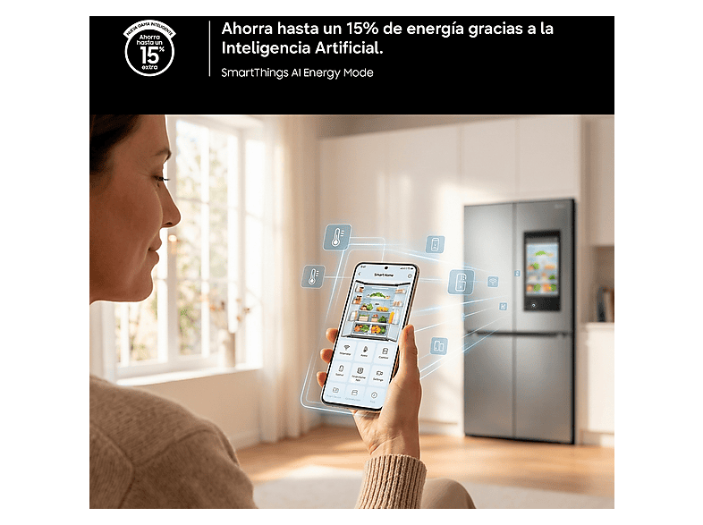 SAMSUNG Frigorífico combi en color Inox — foto 6