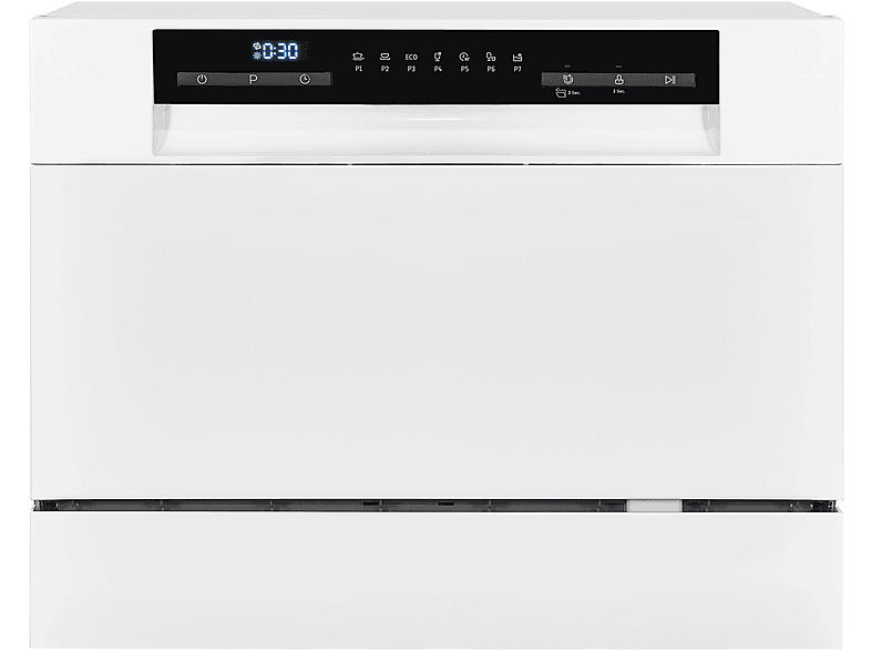 Lavavajillas compacto EXQUISIT en color Blanco (mod. GSP206-030D)