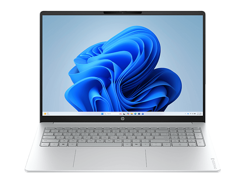 Portátil HP en color Aluminio plateado glaciar de 16" 2K OLED