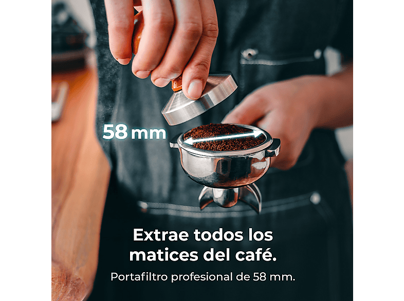 Cafetera express CECOTEC en color Multicolor (mod. A01_EU01_100127-BARISTEO INTIMA) — foto 4