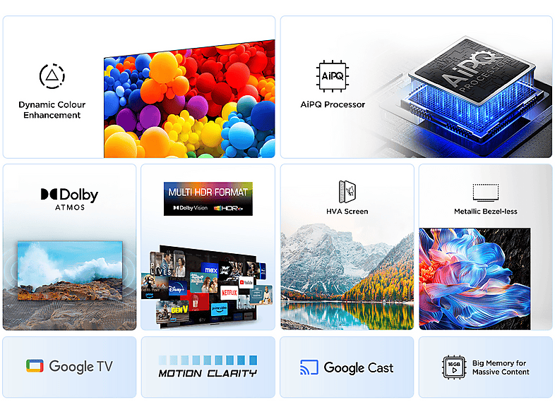 TCL TV LED 55" UHD 4K (mod. 55P6K) en color Negro — foto 5
