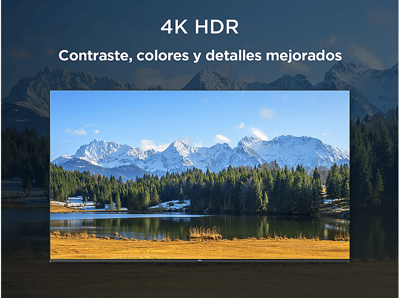 TCL TV LED 55" UHD 4K (mod. 55P6K) en color Negro — foto 6