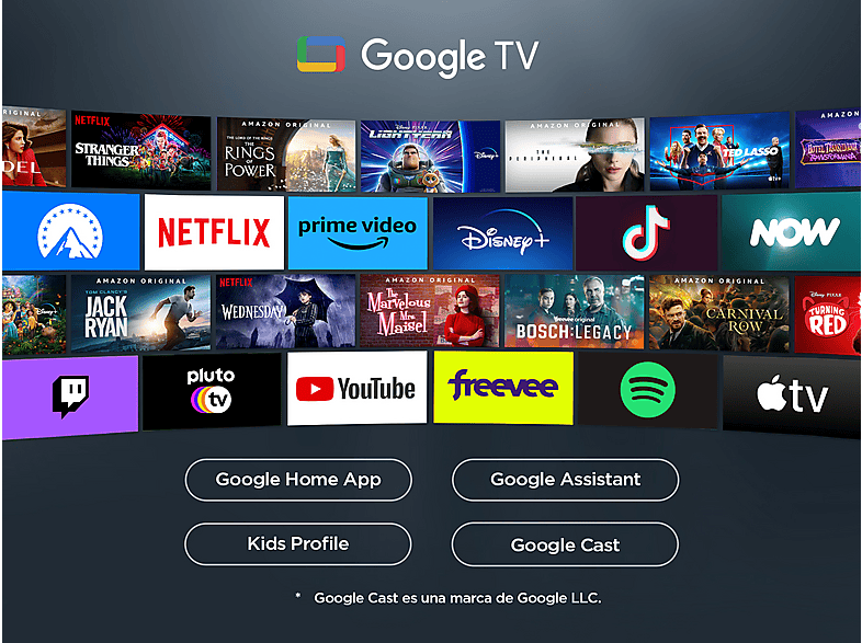 TCL TV LED 55" UHD 4K (mod. 55P6K) en color Negro — foto 10