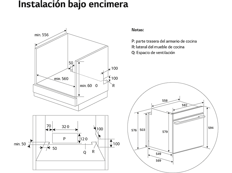 LG Horno en color Acero inoxidable — Multifunción y Pirolítico — foto 3
