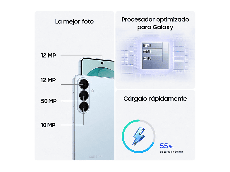 Móvil SAMSUNG en color Violeta de 256 GB — foto 3