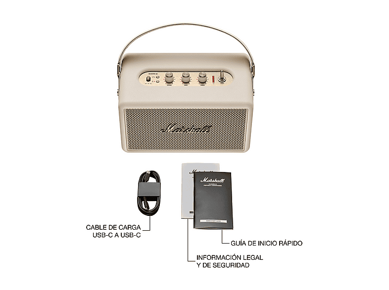 MARSHALL Altavoz bluetooth en color Cream (mod. Kilburn III) — foto 9