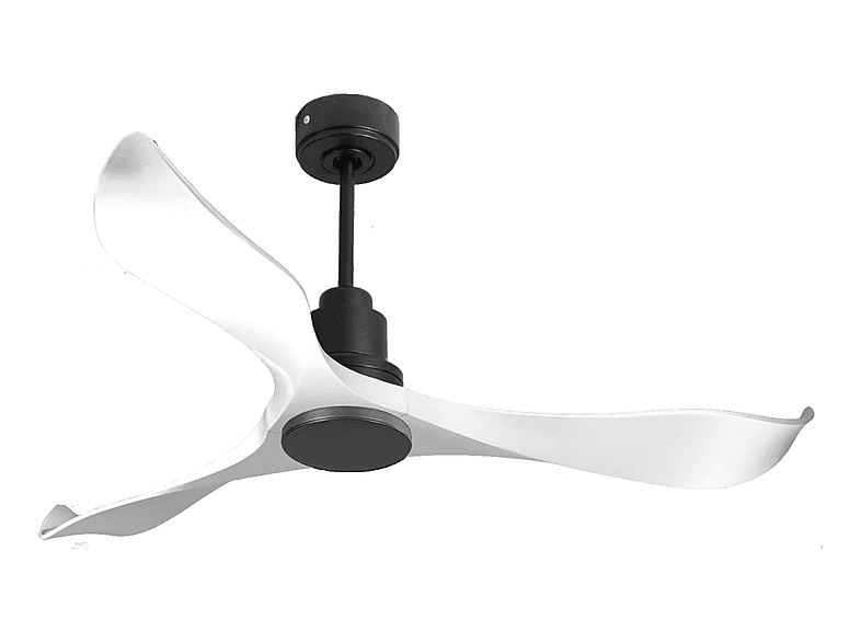 PURLINE Ventilador de techo en color Negro — 6 velocidades y Solo con reguladores específicos