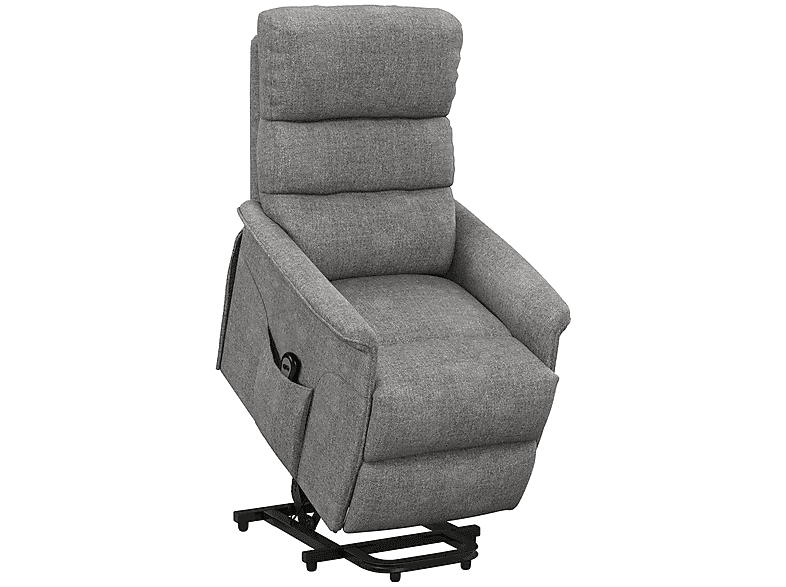 HOMCOM Sillón levanta personas Peso máximo 120 kg (mod. 713-042V90GY) en color Gris