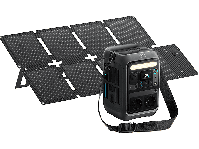 Estación de energía ANKER — LiFePO4 y Anker Paneles solares (mod. SOLIX KIT C300X AC) — foto 1
