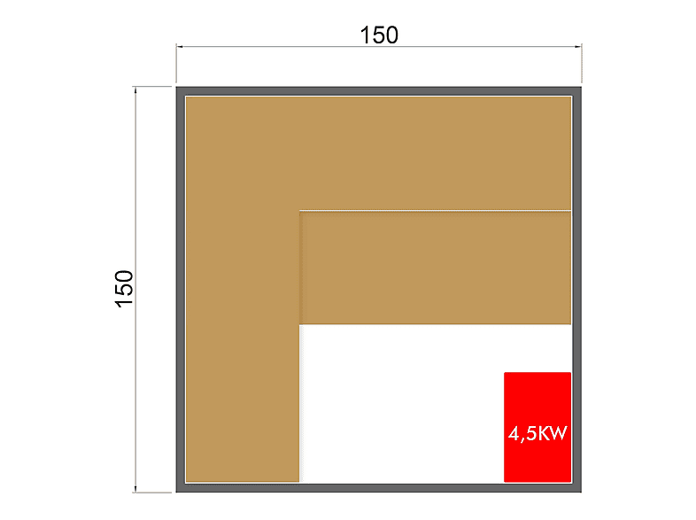 Sauna POOLSTAR — 150 cm y 200 cm (mod. Sense 4 Panorámico) — foto 7