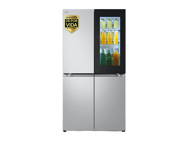 LG Frigorífico americano en color Plata