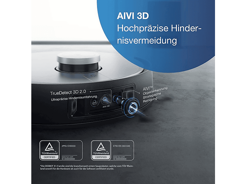 Robot aspirador ECOVACS en color Negro de 45 W — foto 7