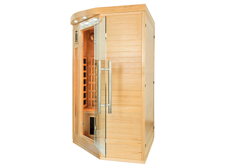 MPC Sauna de infrarrojos 120 cm (mod. POOLSTAR-SN-APOLLON-Q2C) en color Marrón — foto 3
