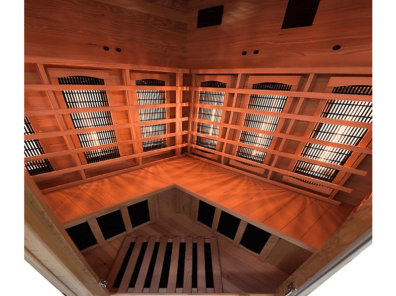 MPC Sauna de infrarrojos 120 cm (mod. POOLSTAR-SN-APOLLON-Q2C) en color Marrón — foto 7