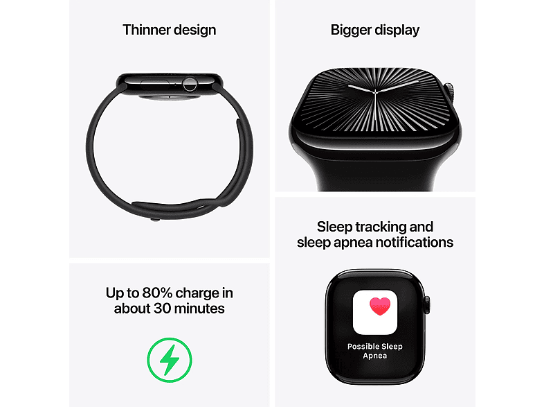 Smartwatch APPLE en color Silver de M/L — foto 3