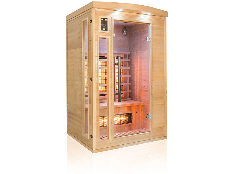 Sauna de infrarrojos MPC en color Marrón (mod. POOLSTAR-SN-APOLLON-Q2) — foto 6