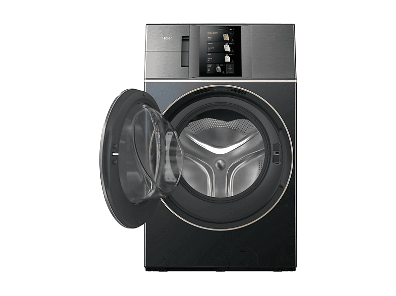 HAIER Lavadora secadora en color Azul — 18 kg + 11 kg y 14 programas — foto 3
