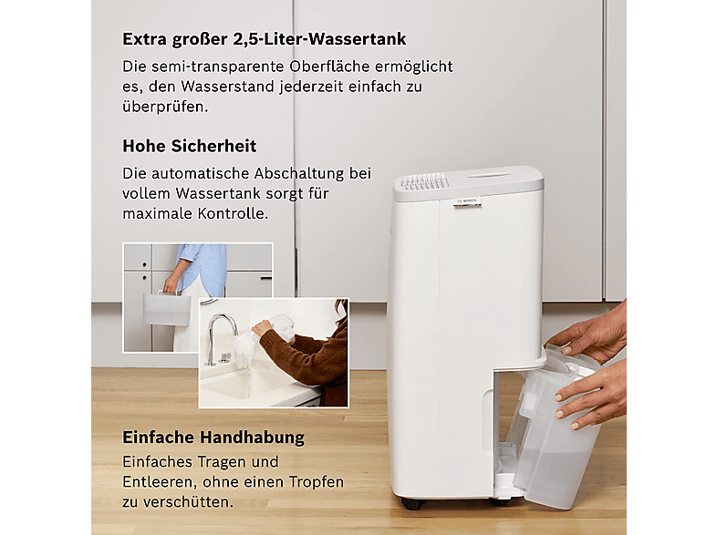 BOSCH Deshumidificador en color Blanco (mod. Dry 2000) — foto 5