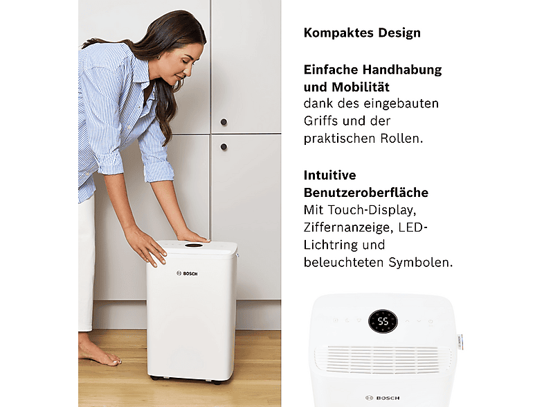 BOSCH Deshumidificador 2,5 l (mod. Dry 1000) en color Blanco — foto 6