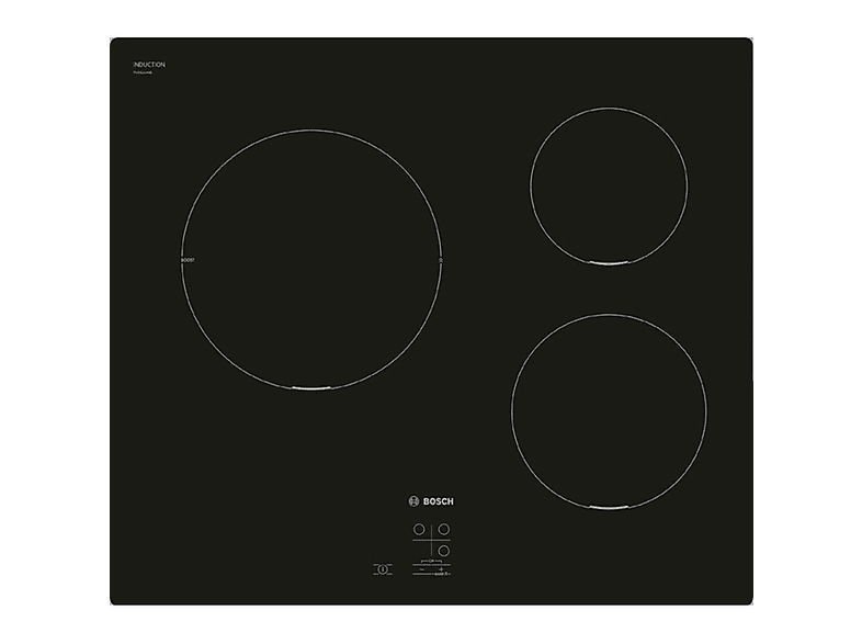 BOSCH Placa de inducción en color Negro