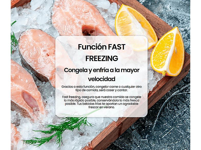 INFINITON Congelador vertical en color Blanco (mod. CV-A125B) — foto 6