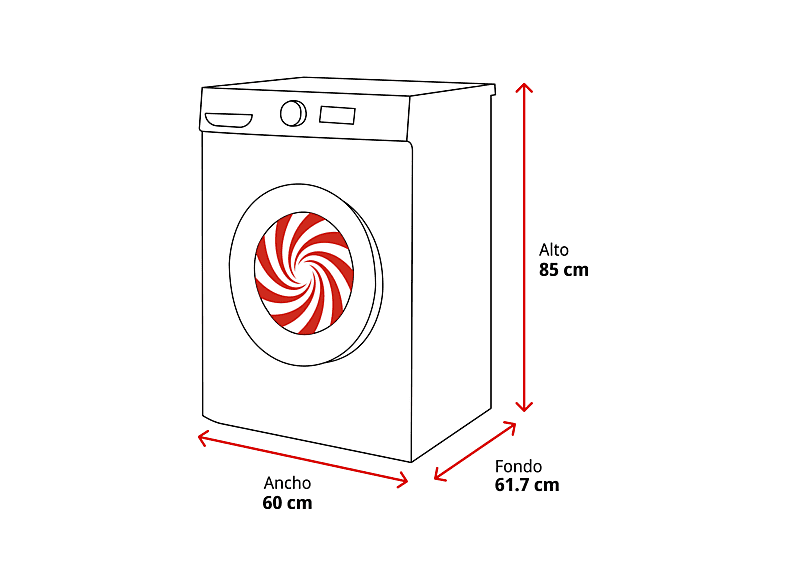HAIER Lavadora secadora 10kg+6kg (mod. I-Pro Series 7 Plus) en color Blanco — foto 3
