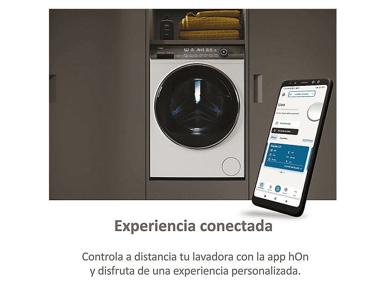 HAIER Lavadora secadora 10kg+6kg (mod. I-Pro Series 7 Plus) en color Blanco — foto 13