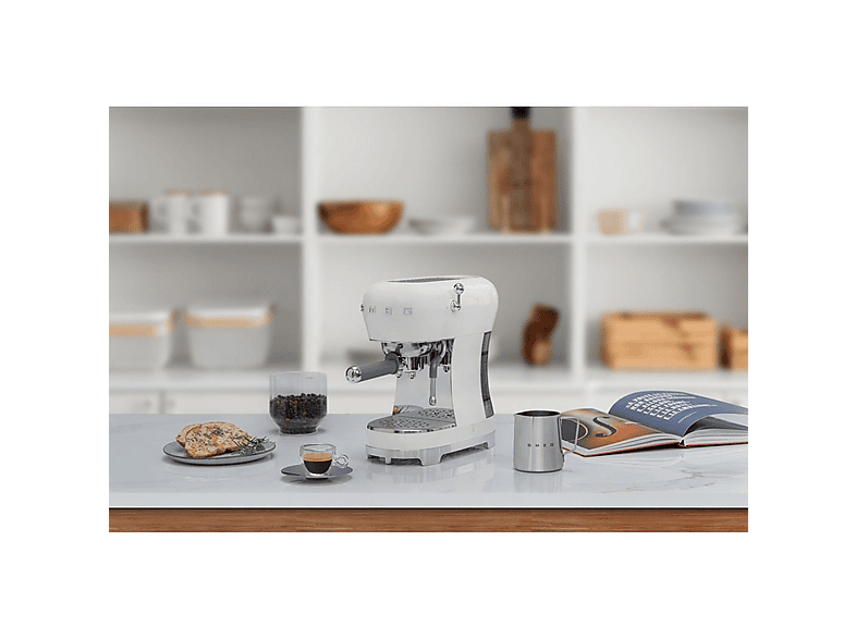 Cafetera express SMEG en color Blanco de 15 bar — foto 9