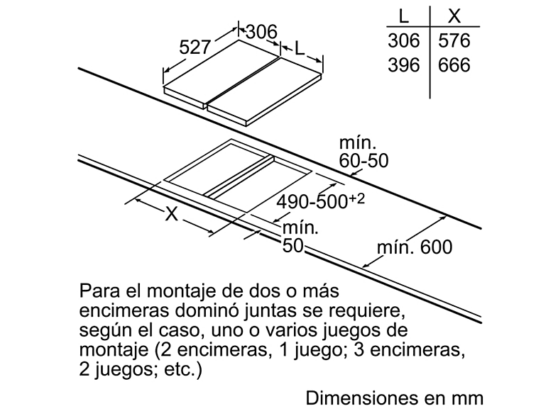 Placa modular BOSCH — 2 zonas y Inducción — foto 2