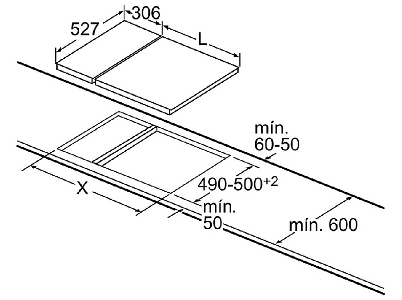 Placa modular BOSCH — 2 zonas y Inducción — foto 4